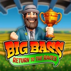 Slots logo of Big Bass Return to the Races from Pragmatic Play at Leprezone Casino