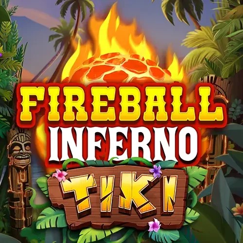 Fireball Inferno Tiki logo by NetEnt at Leprezone Casino