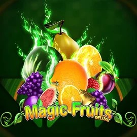 Magic Fruits Deluxe slot logo by Wazdan at Leprezone Casino